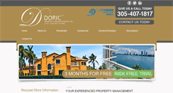 Desktop Screenshot of doricproperty.com